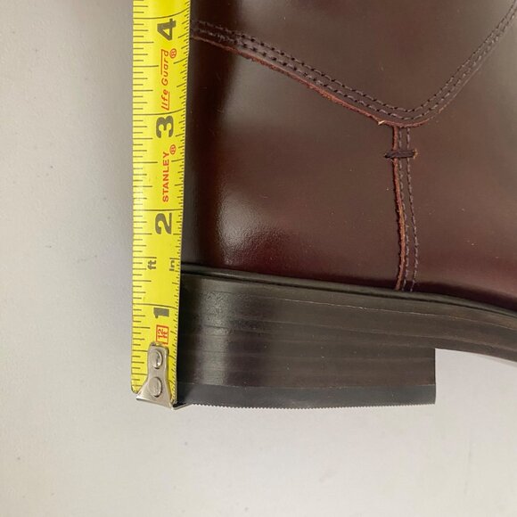 New Reformation x Kacey Musgraves Franklin Knee Riding Boot Ruby - Picture 12 of 15